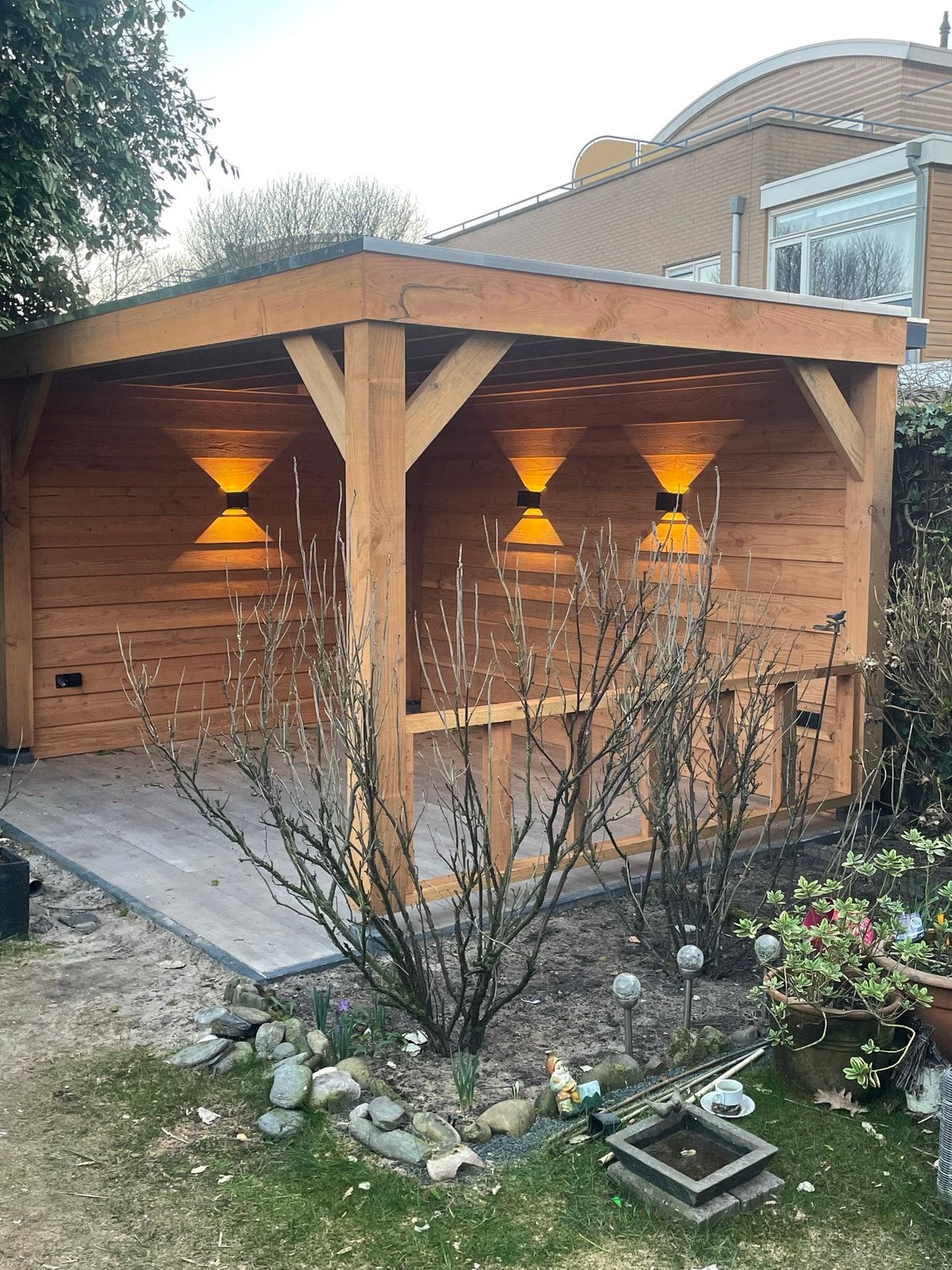 Douglas overkapping, verandas en schuren, Tuin en Terras, Ophalen, Nieuw, Hout