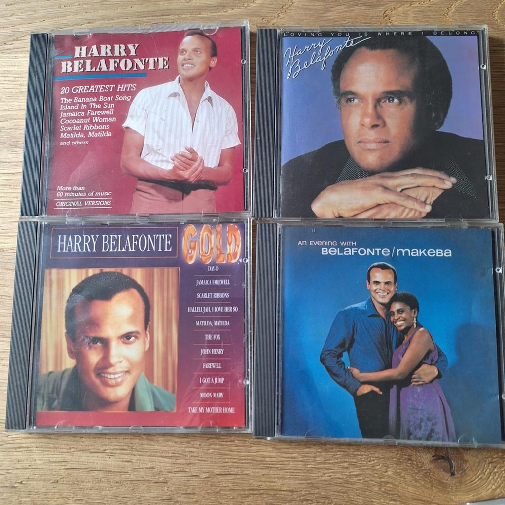 Harry Belafonte CD's - 4 stuks -, Ophalen of Verzenden, Gebruikt