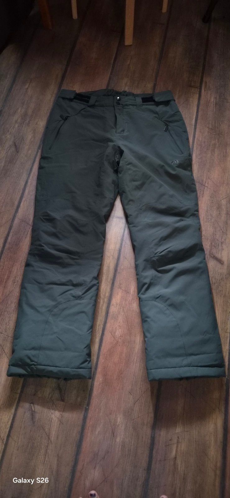 Groene skibroek maat 42/44, Ophalen of Verzenden, Zo goed als nieuw, Maat 42/44 (L), Broek