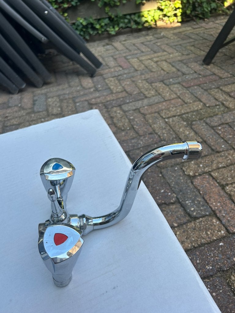 Grohe Badmengkraan - Chroom, Doe-het-zelf en Verbouw, Sanitair, Ophalen, Gebruikt, Chroom, Kraan