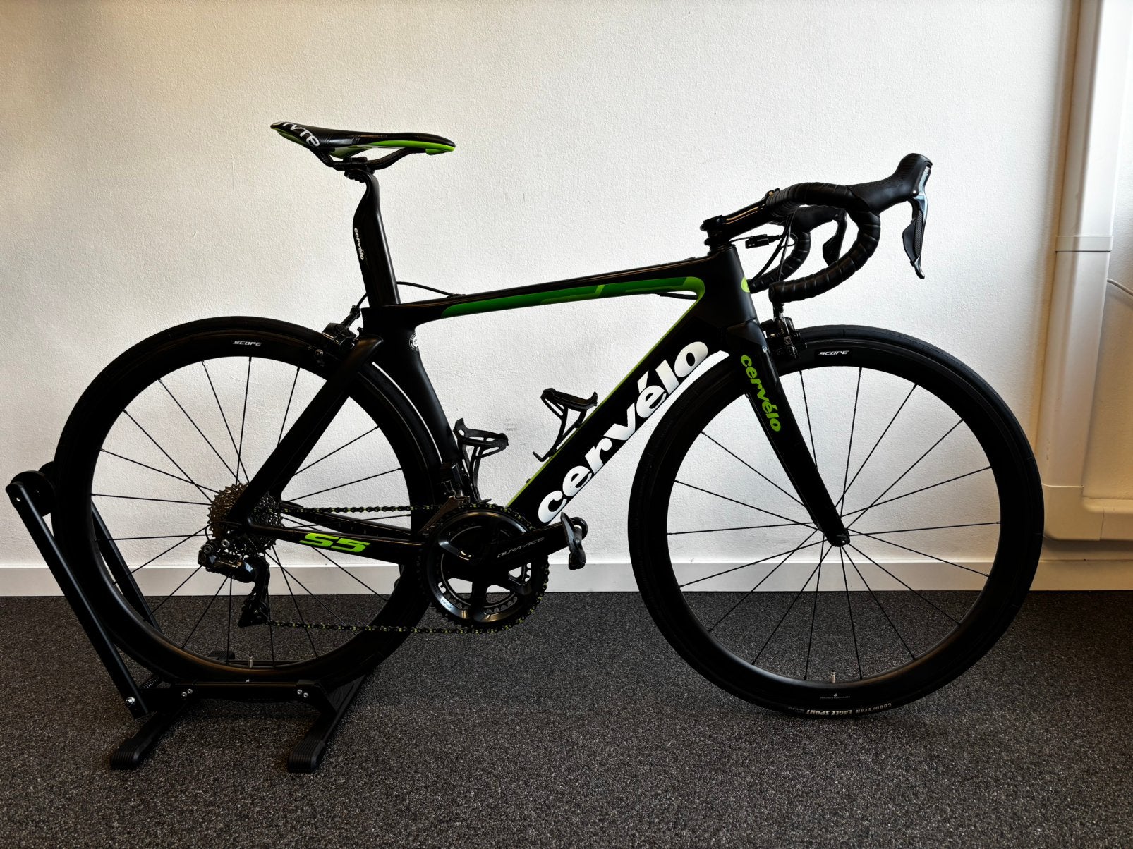 Cervélo S5 Dura-Ace 54cm, Gebruikt, Carbon, Velgrem, Cervelo