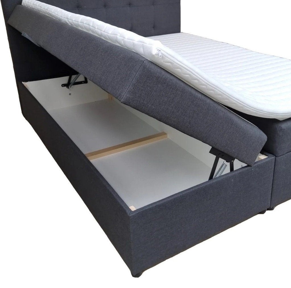 Foto 3 van ACTIEDEAL OpbergBoxspring Croco 200x200 | HB + VB & Hocker!