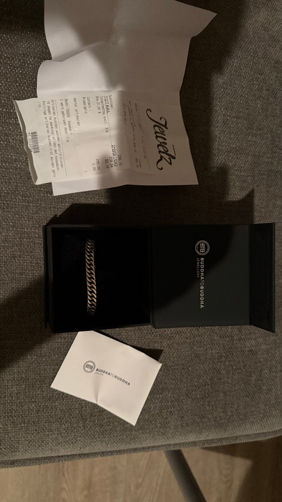Buddha to Buddha Ben XS armband zilver, Ophalen of Verzenden, Zo goed als nieuw, Zilver, Zilver