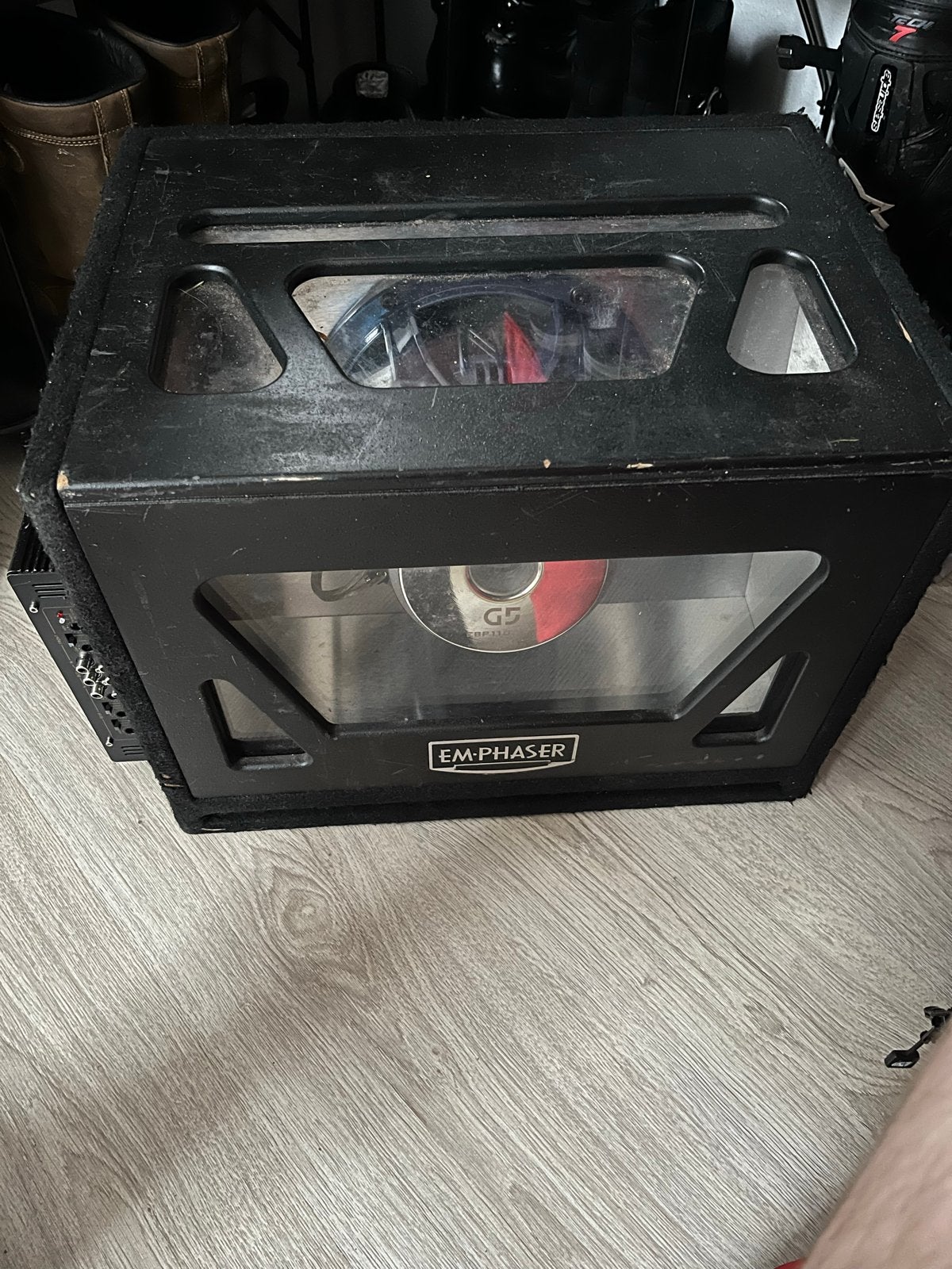 Subwoofer 2000W met versterker, Ophalen of Verzenden, Gebruikt