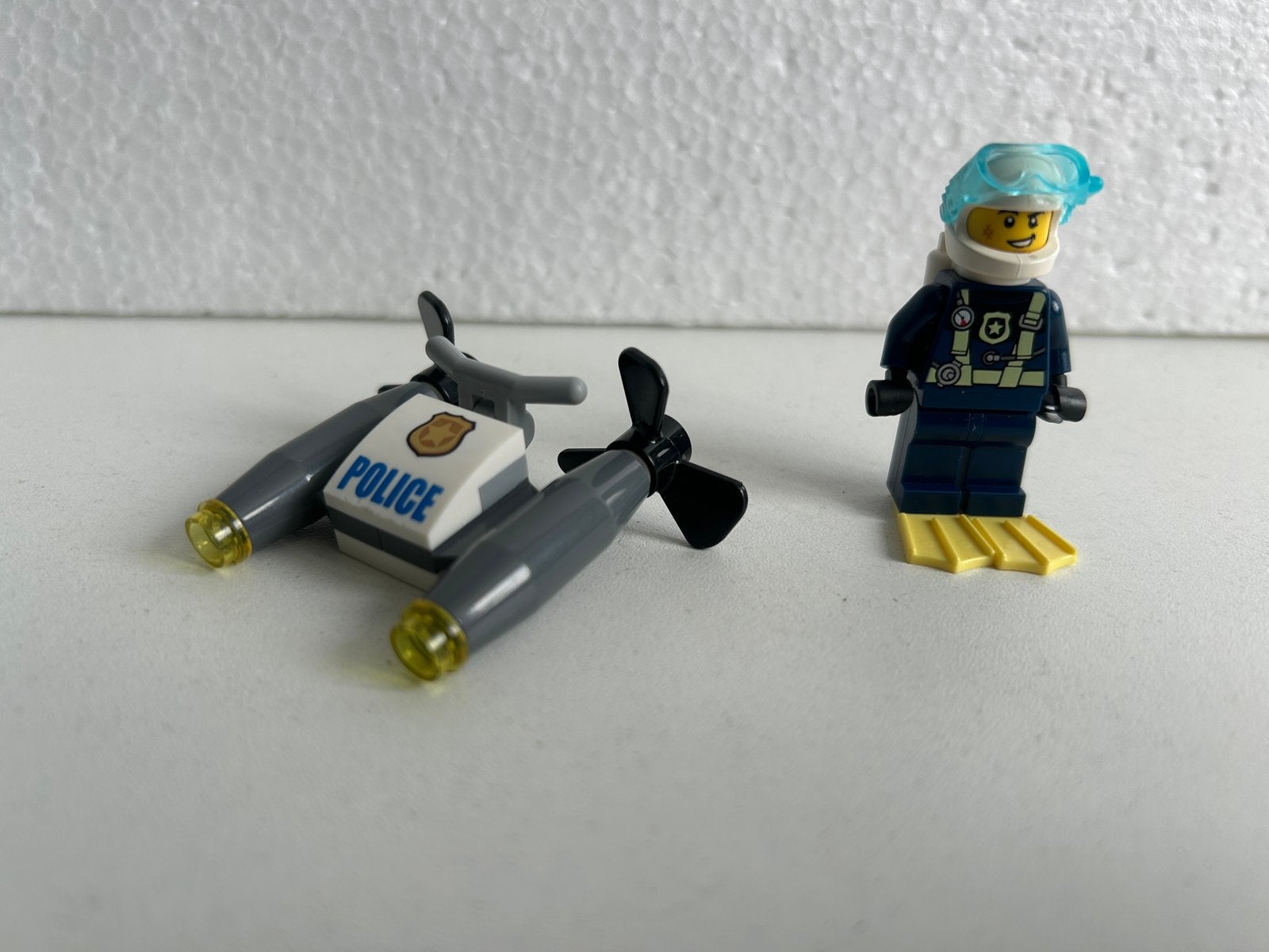 Lego City 952208 Police Diver with Underwater Scooter, Kinderen en Baby's, Speelgoed | Duplo en Lego, Zo goed als nieuw, Lego