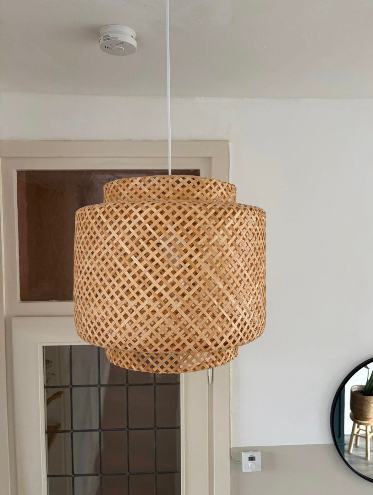 Rotan lamp, Ophalen, Zo goed als nieuw