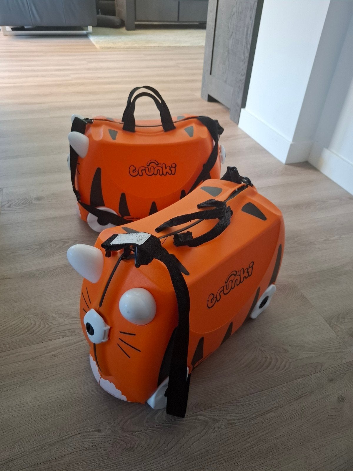 Trunki kinderkoffer tijger (set van 2), Gebruikt, Hard kunststof, Minder dan 50 cm, Minder dan 35 cm