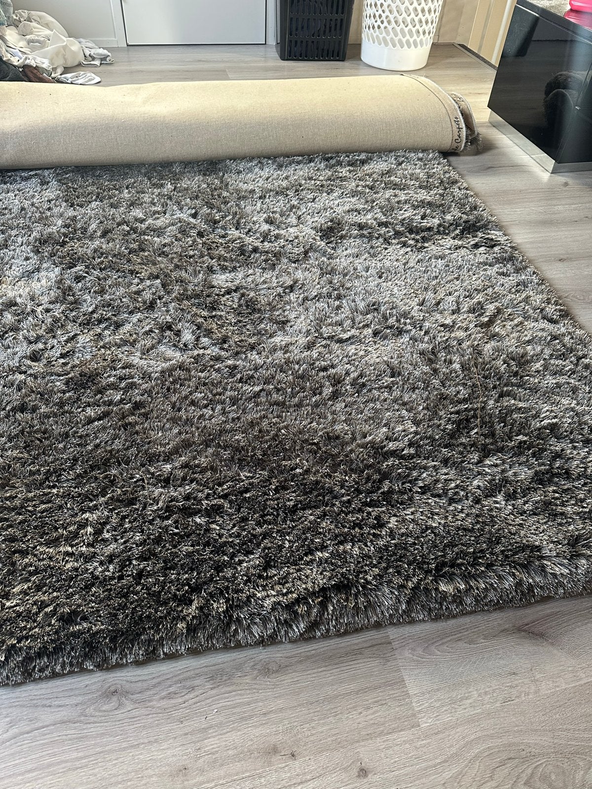 Groot grijs vloerkleed 250x350 cm - Lifestyle Carpets, Huis en Inrichting, Stoffering | Tapijten en Kleden, Ophalen, Gebruikt