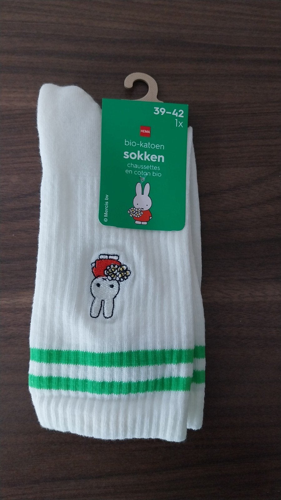 Nieuwe HEMA Nijntje  Miffy sokken - Maat 39-42, Sokken en Kniesokken, Verzenden, Wit, Nieuw