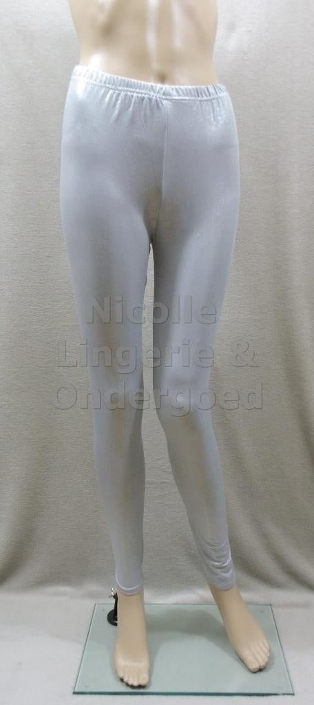 Legging Grijs Metallic One Size (008), Legging, Nicolle_LIngerie, Nieuw, Ophalen of Verzenden