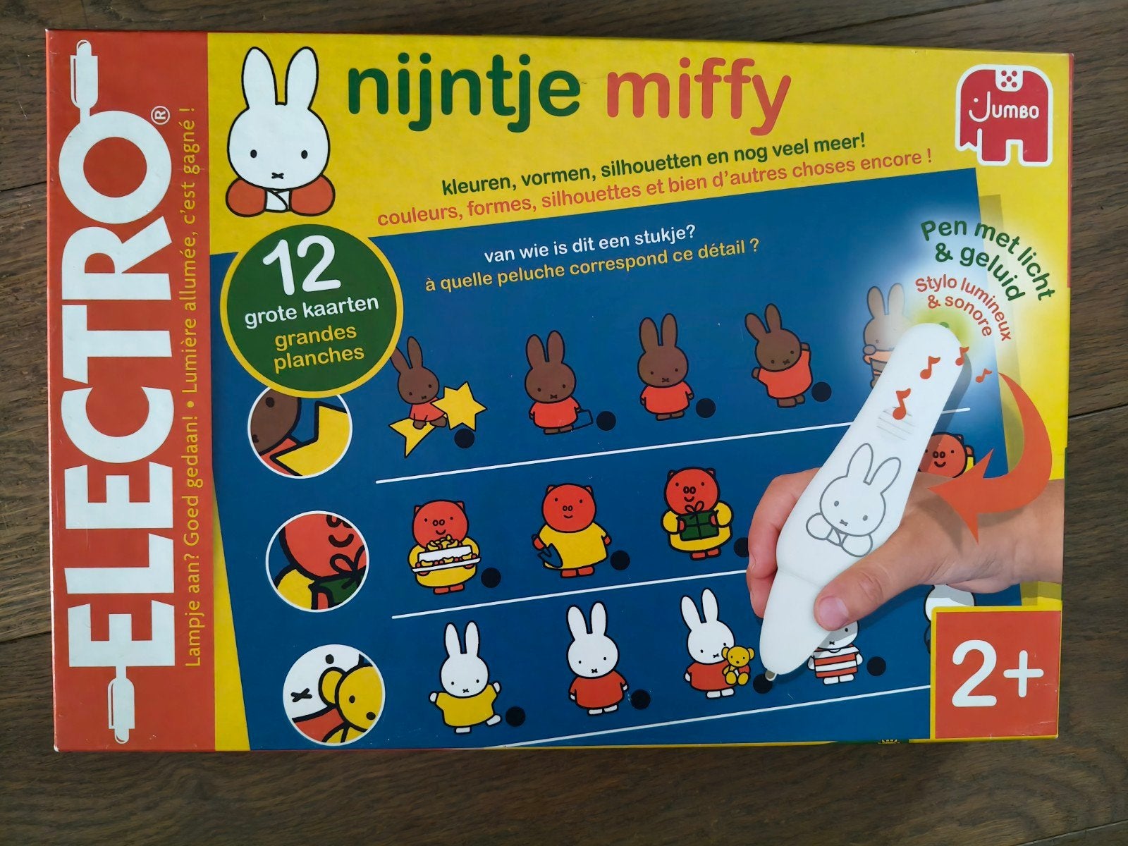 Electro Jumbo Nijntje Miffy Electro Pen met Licht en Geluid, Ophalen, Gebruikt, Taal en Lezen, Met licht