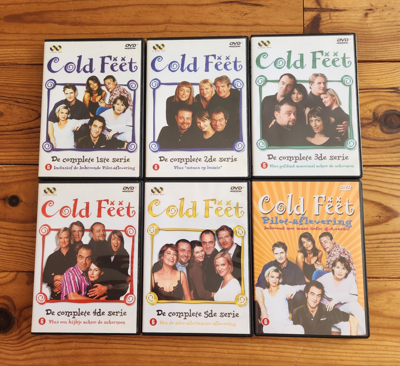 Cold Feet complete serie (seizoen 1-5) + pilot-aflevering, Bonusmateriaal, Nederlands, Drama, Ophalen of Verzenden