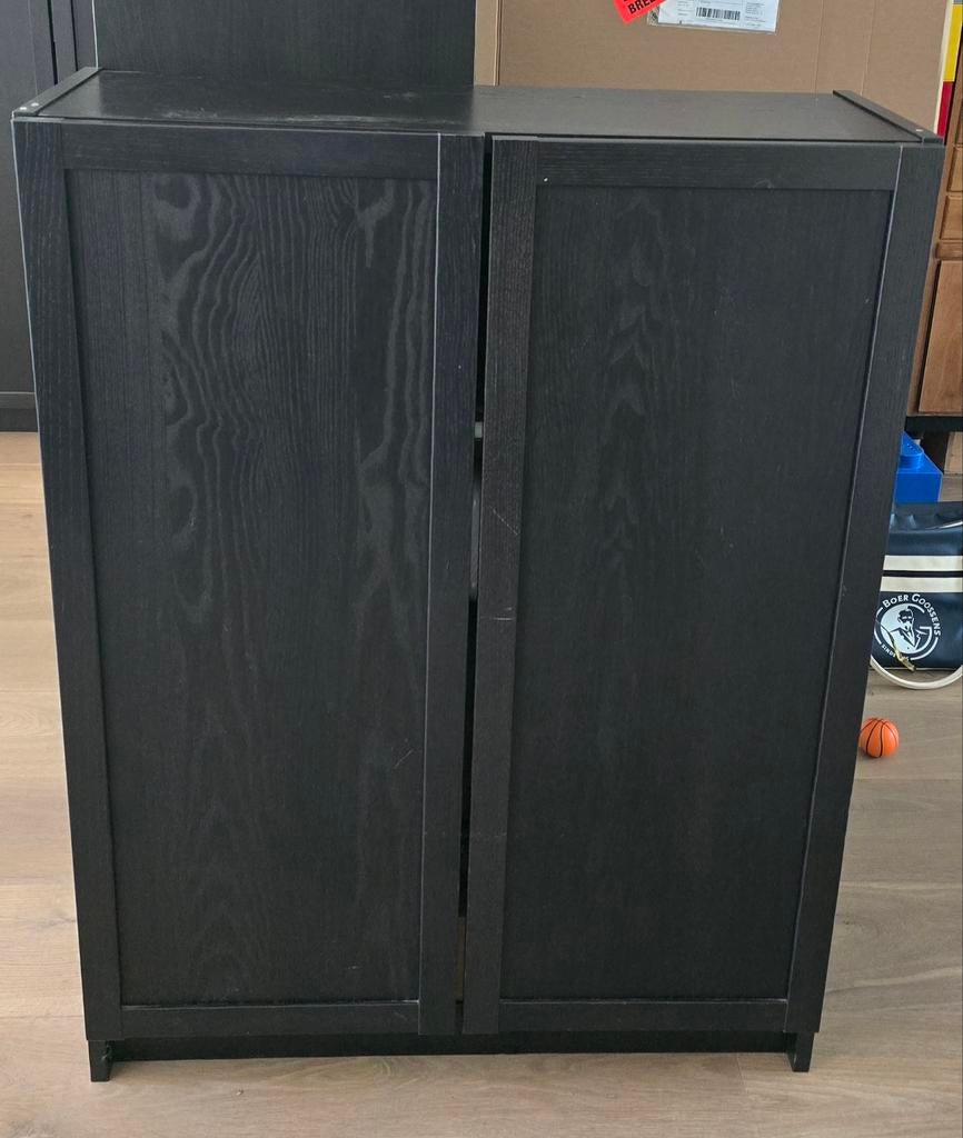 Ikea BILLY boekenkast met deuren en 1x inlegplank, Huis en Inrichting, Kasten | Boekenkasten, Gebruikt, 50 tot 100 cm, 100 tot 150 cm