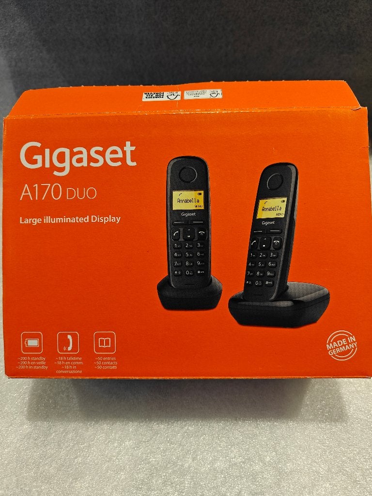 Gigaset A170 duo, Telecommunicatie, Vaste telefoons | Handsets en Draadloos, Ophalen of Verzenden, Nieuw, 2 handsets