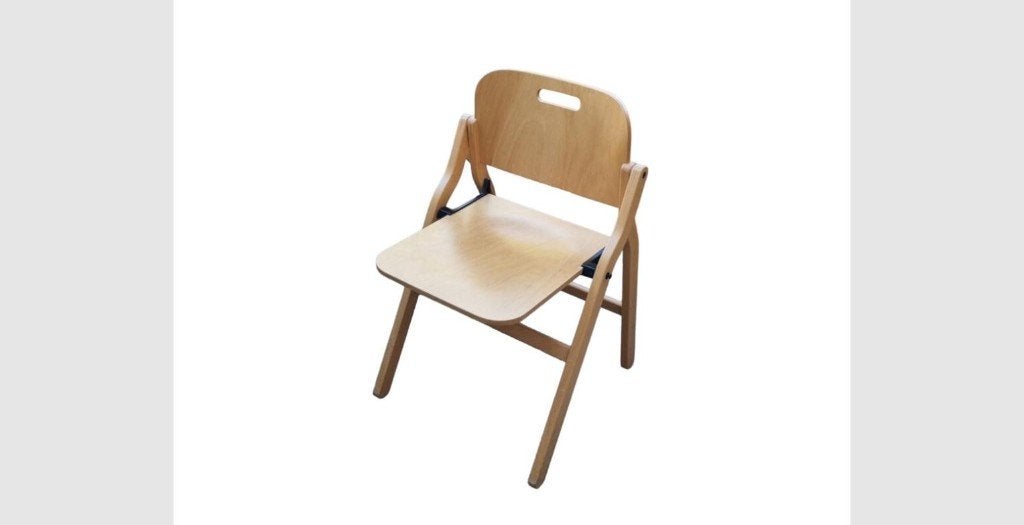 Houten klapstoelen ideaal voor bruiloften & evenementen, Gebruikt, Bruin, Ophalen of Verzenden, Klapstoelen