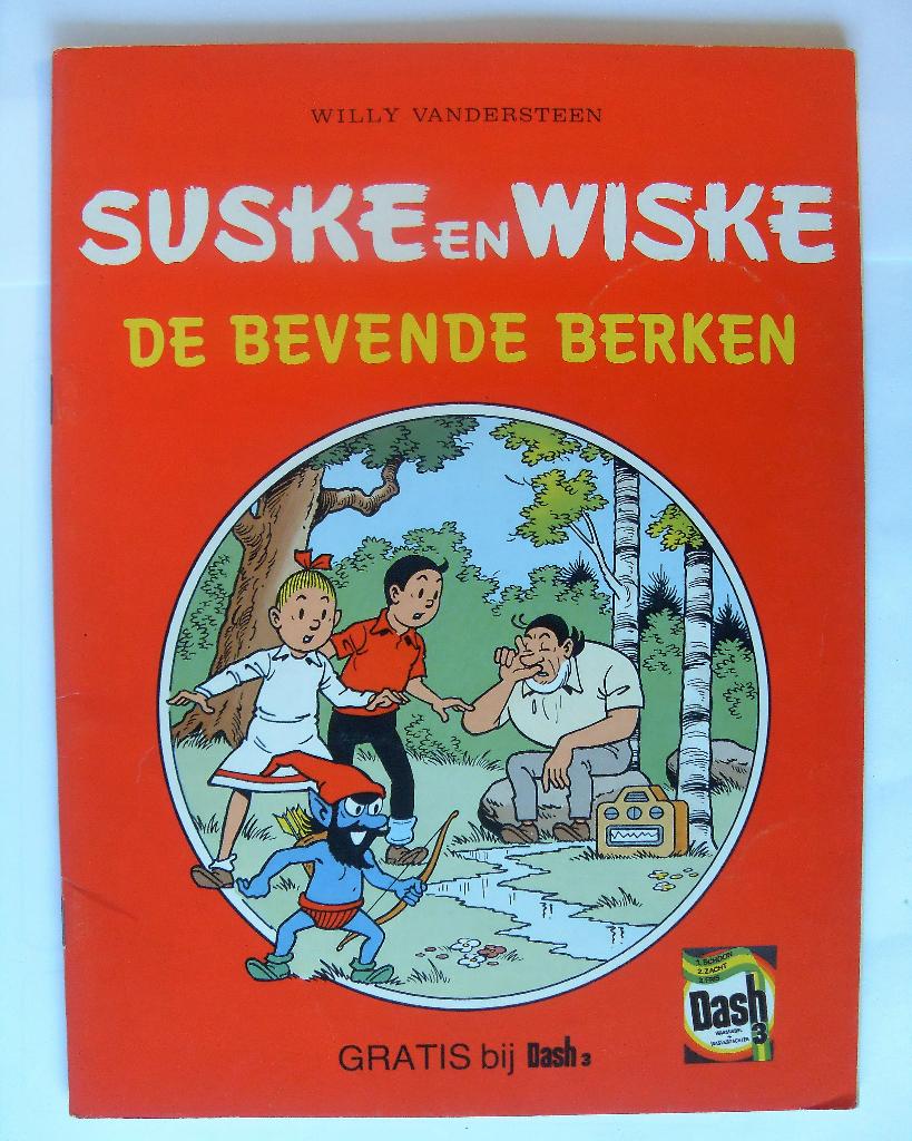 Suske en Wiske De Bevende Berken Reclame Uitgave Dash 3, Boeken, Willy Vandersteen, Eén stripboek, Ophalen of Verzenden, Zo goed als nieuw
