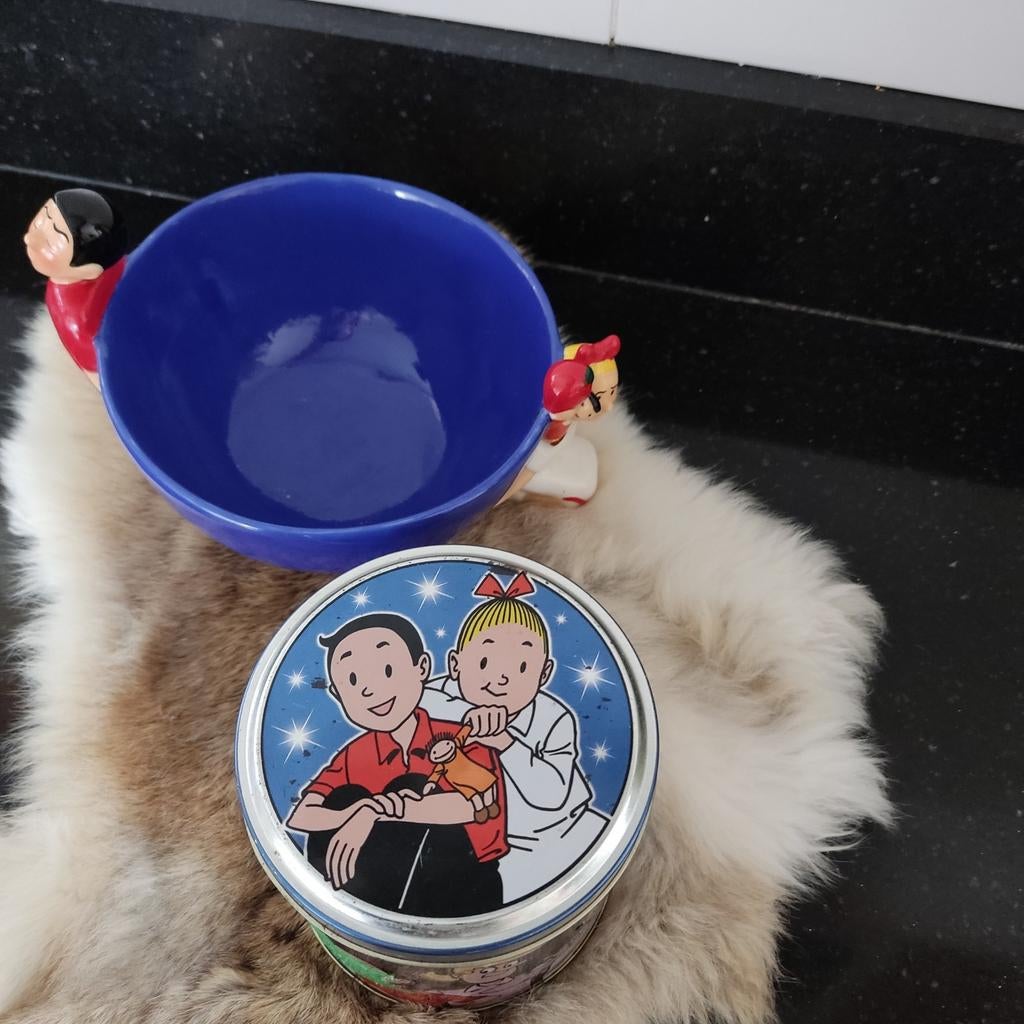 Suske & Wiske schaal en blik, Ophalen of Verzenden, Suske en Wiske, Zo goed als nieuw, Gebruiksvoorwerp