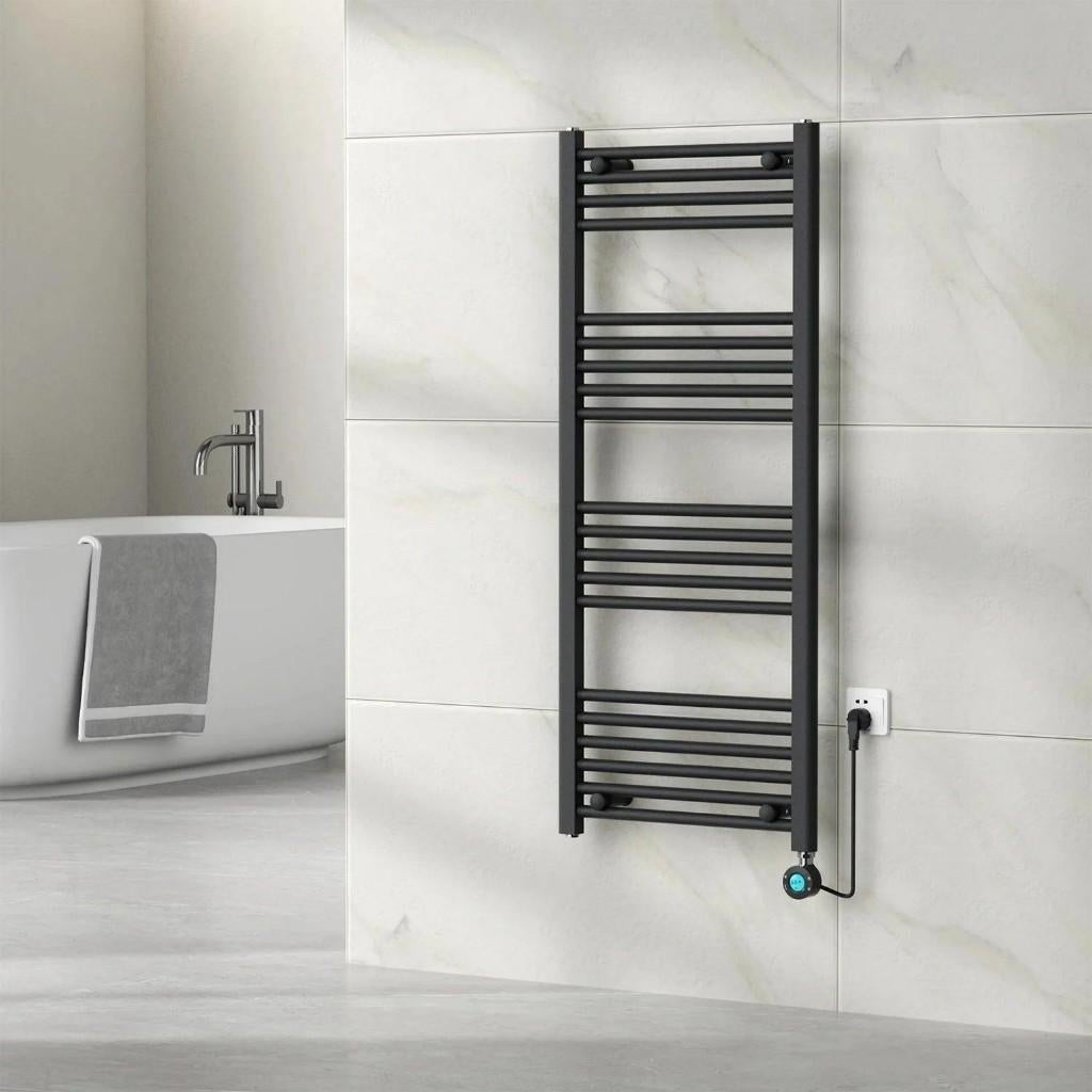 Design handdoekradiator “LYDIA” – mat zwart, Ophalen, Radiator, Nieuw, Minder dan 60 cm