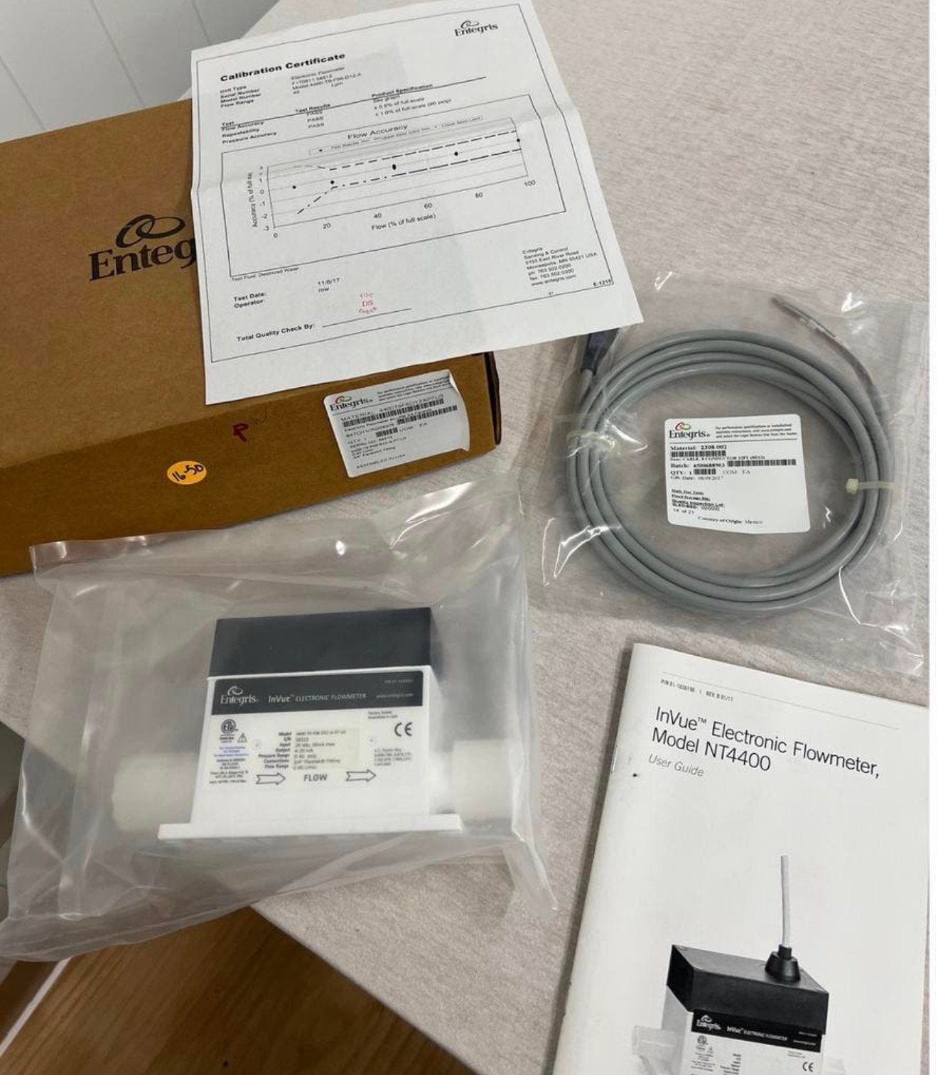 Entegris InVue Electronic debietmeter NIEUW 4400T9F6D12AP7U3, Nieuw, Ophalen of Verzenden, H, H