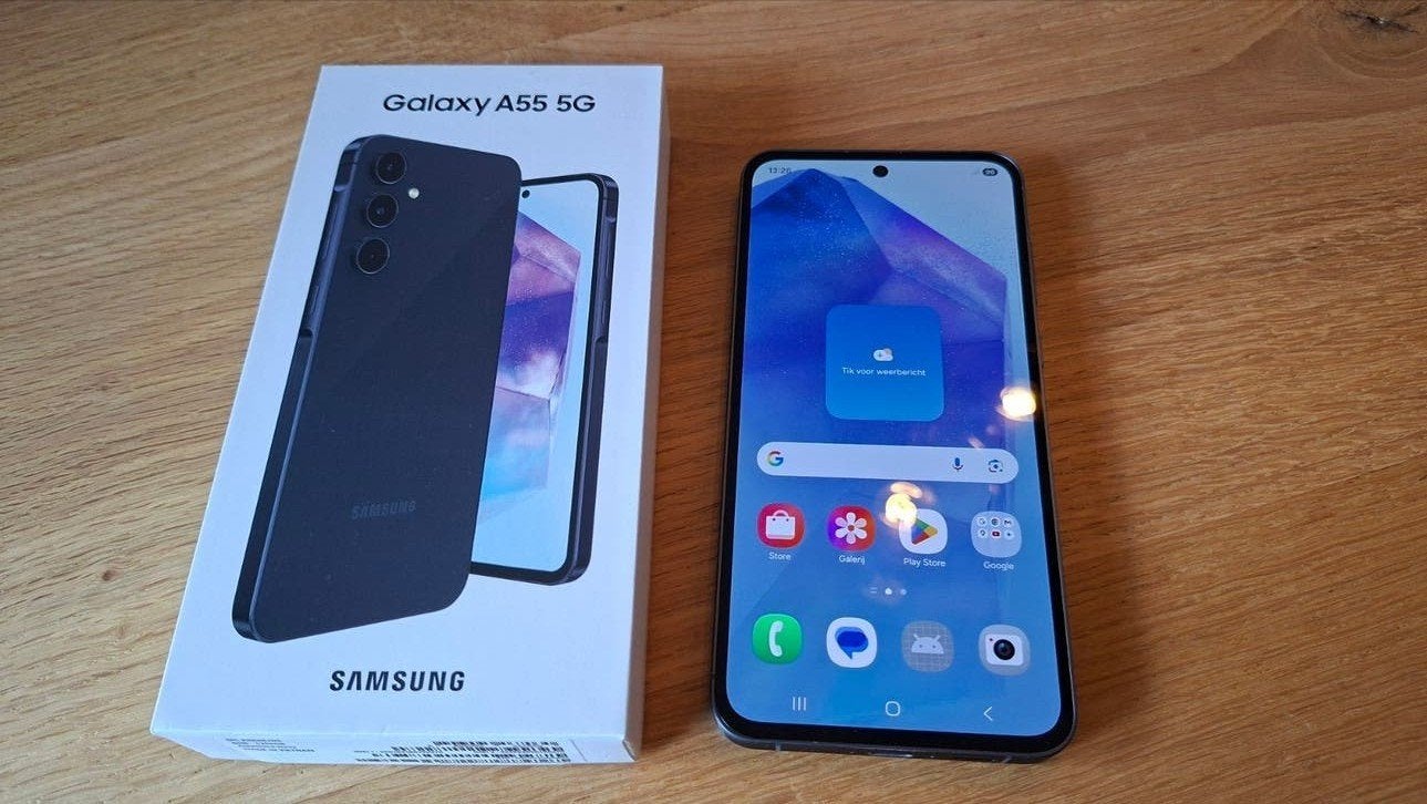 ZGAN Samsung Galaxy A55 5G 256GB + SD Donkerblauw, Telecommunicatie, Mobiele telefoons | Samsung, Overige modellen, Overige kleuren
