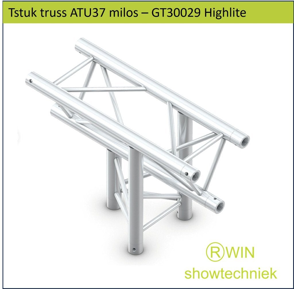 Milos ATU37 truss driehoek 3-weg t-stuk verticaal, Ophalen, Nieuw