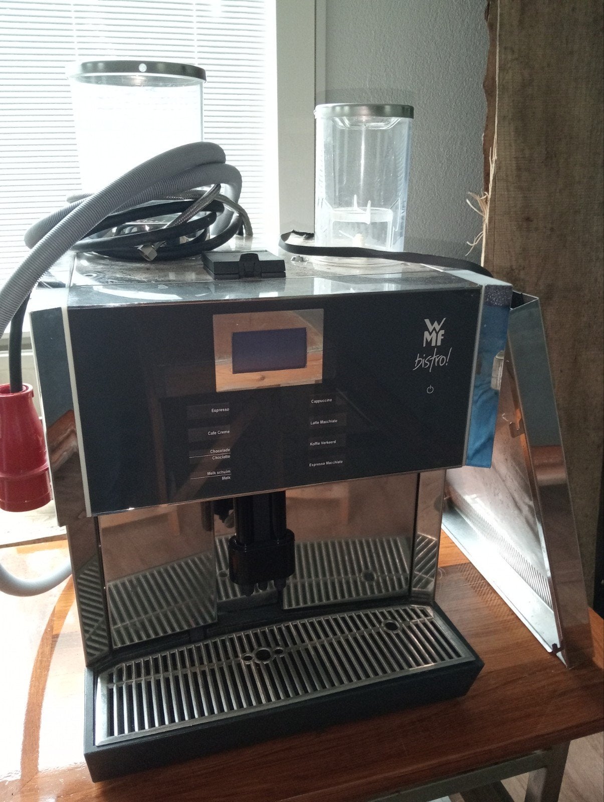 WMF Bistro koffiemachine - defect, voor onderdelen/Handigerd, Witgoed en Apparatuur, Ophalen, Niet werkend, Koffiemachine, Koffiebonen