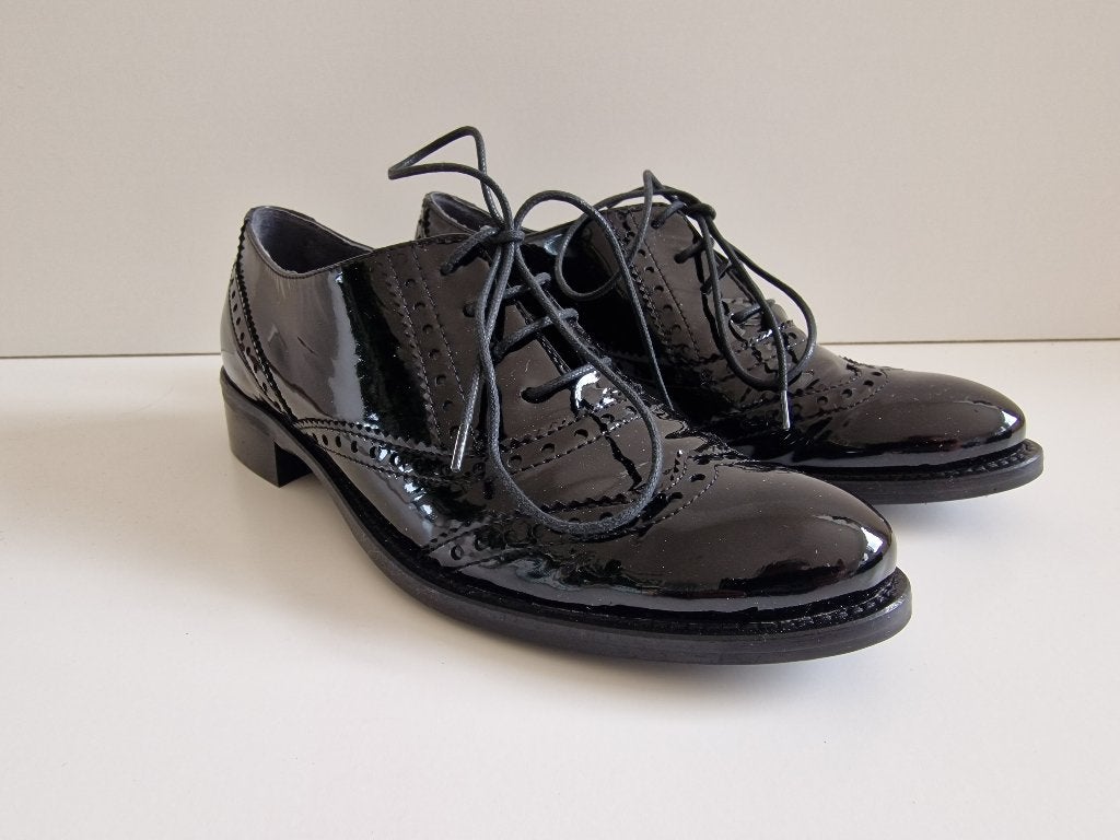 Tosca Blu Shoes Maat 36 Lakleer Zwart Oxford, Ophalen, Overige typen, Nieuw, Tosca Blu