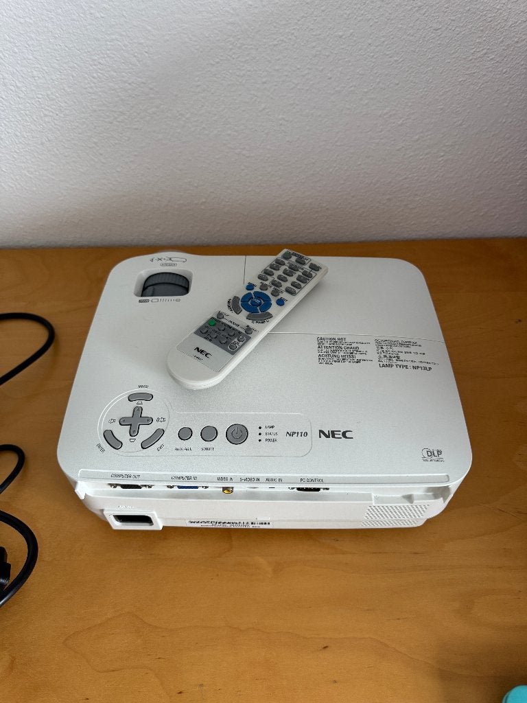 NEC NP110 DLP Projector, Ophalen of Verzenden, Gebruikt, Full HD (1080), NEC