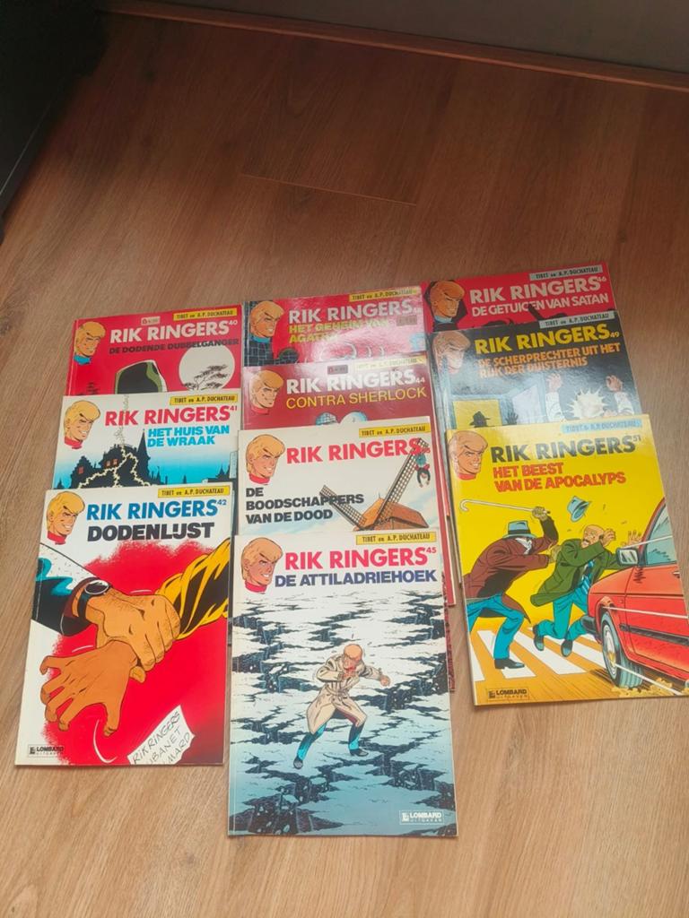 10 Rik Ringers stripboeken, Boeken, Stripboeken, Ophalen of Verzenden