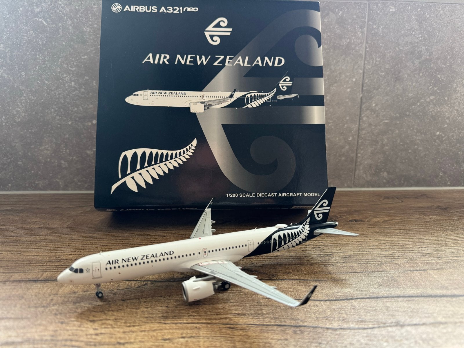 JC Wings 1:200 Airbus A321neo Air New Zealand (Nieuw), Hobby en Vrije tijd, Overige merken, 1:200 of kleiner, Nieuw, Ophalen of Verzenden