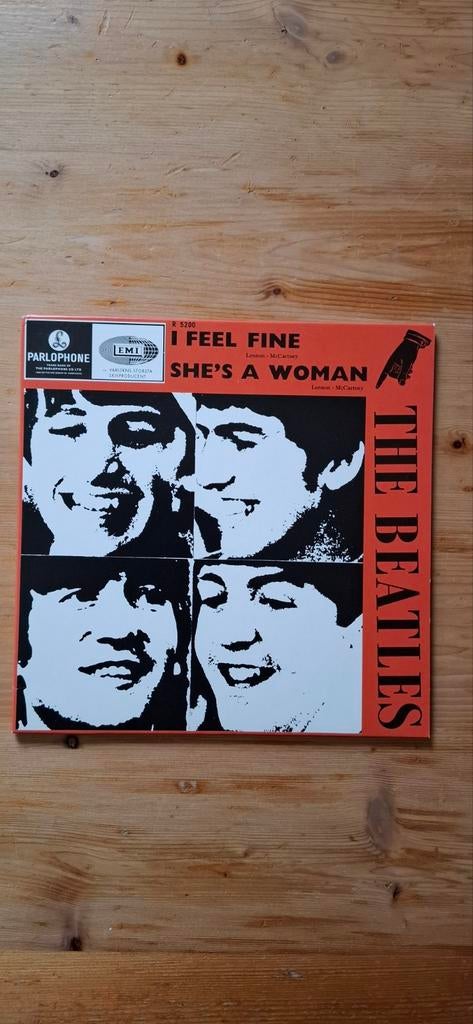 The Beatles - I Feel Fine / She's A Woman (Single), Cd's en Dvd's, Vinyl Singles, Ophalen of Verzenden, Gebruikt, Pop, Single