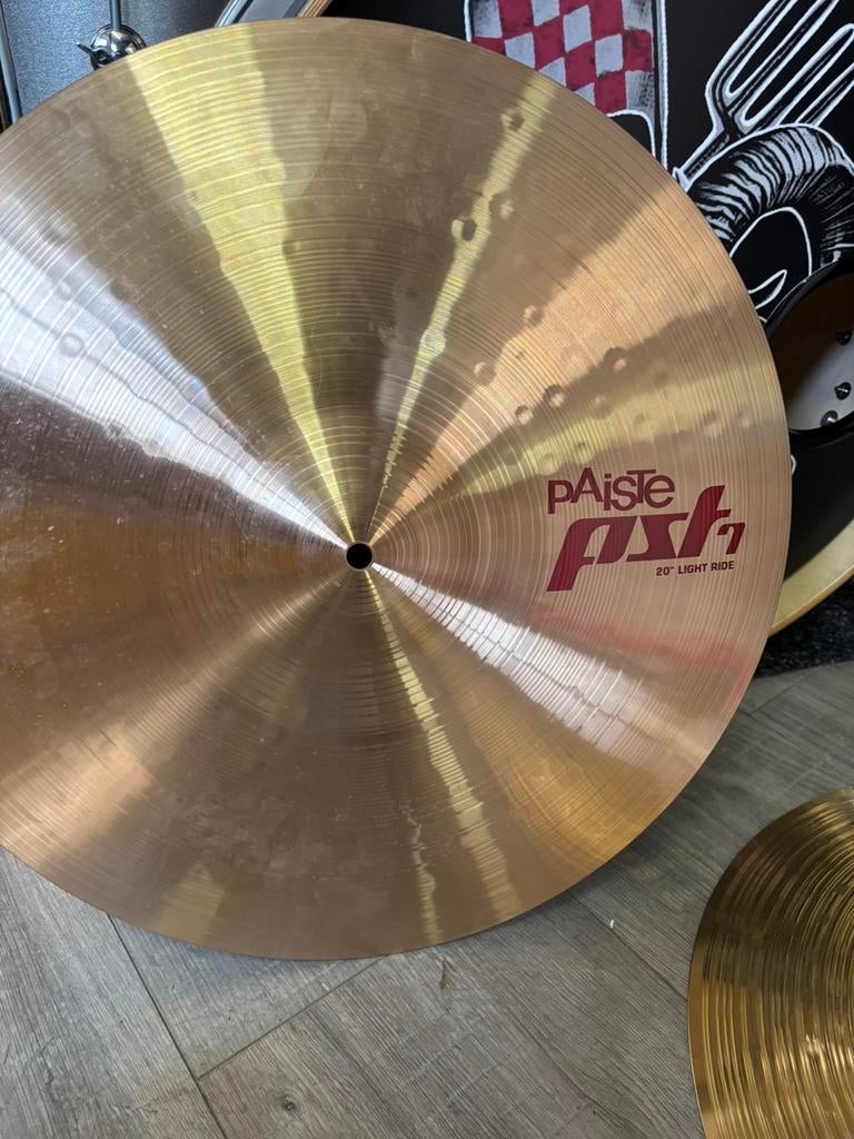 Paiste PST7 20” light ride, Ophalen, Zo goed als nieuw, Drums of Percussie