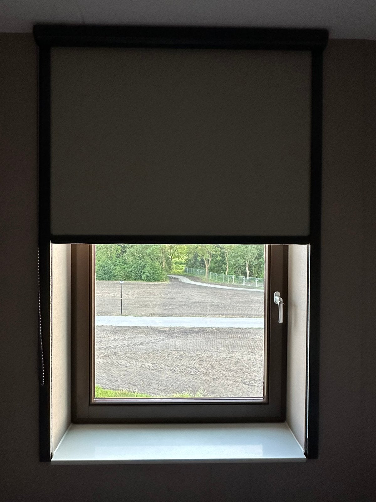 Rolgordijn in frame NIEUW!, Overige merken, Beige, Nieuw, Ophalen of Verzenden