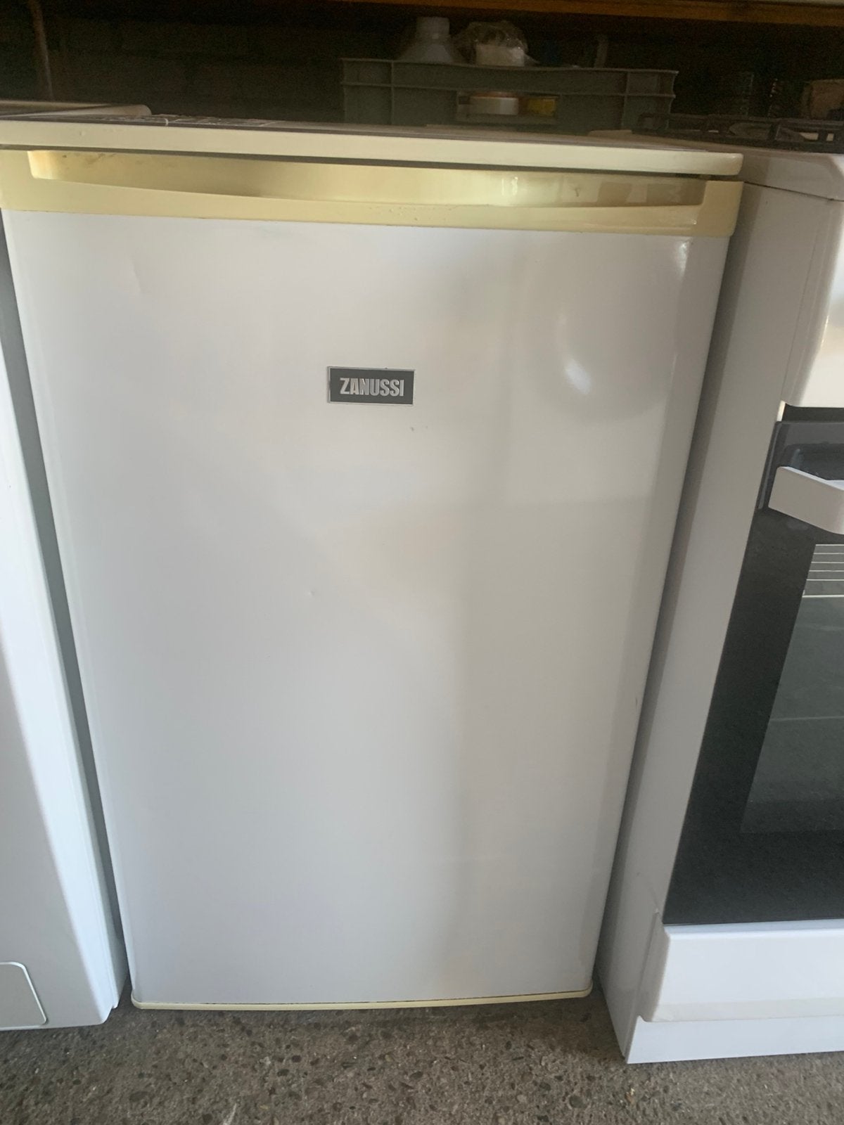 Zanussi vrieskast 50 breed, A+ energieklasse, Gebruikt, Minder dan 60 cm, Energieklasse A of zuiniger, Vrijstaand