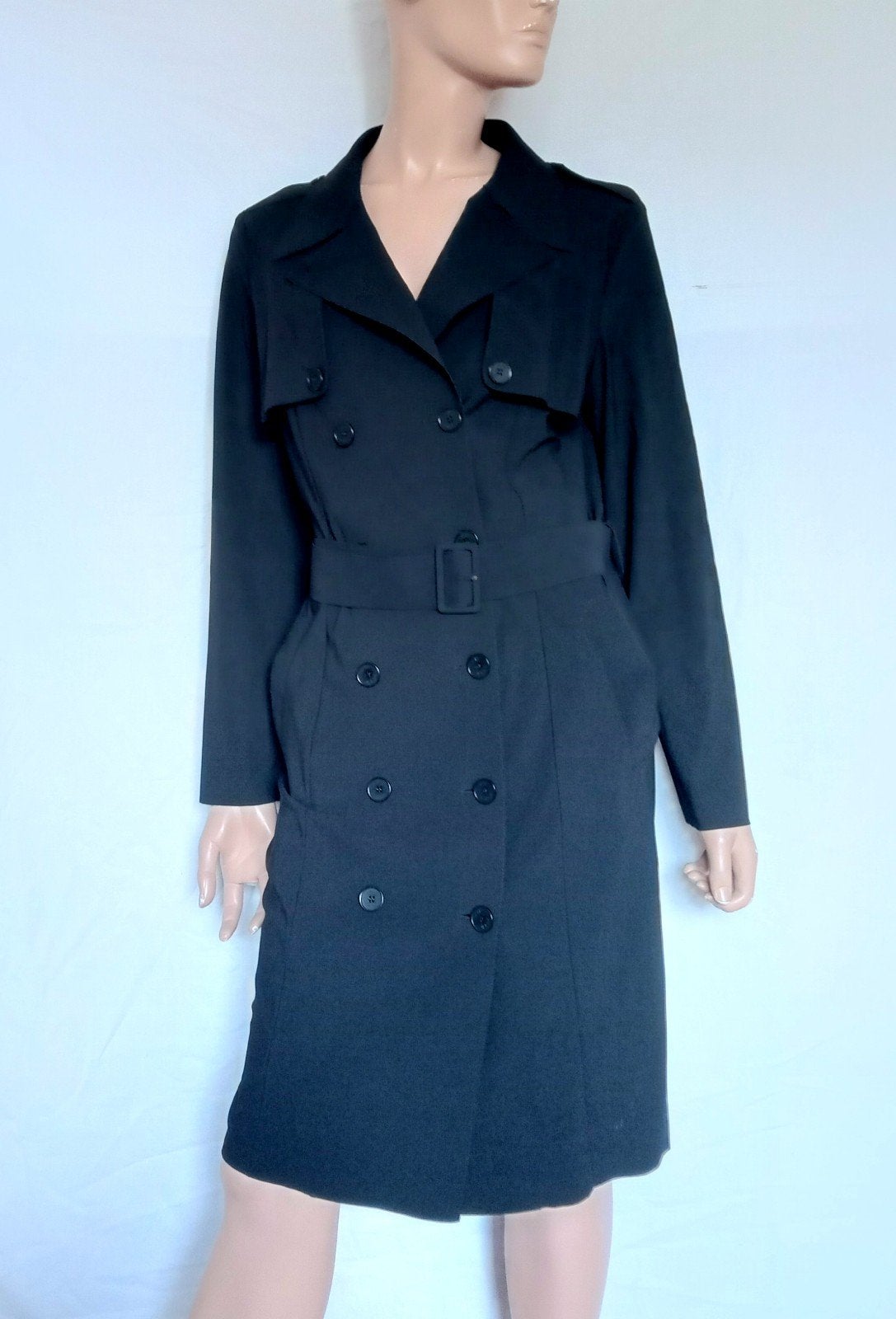 IRIE WASH Trenchcoat , Maat M, Ophalen of Verzenden, Zo goed als nieuw, Maat 38/40 (M), Zwart
