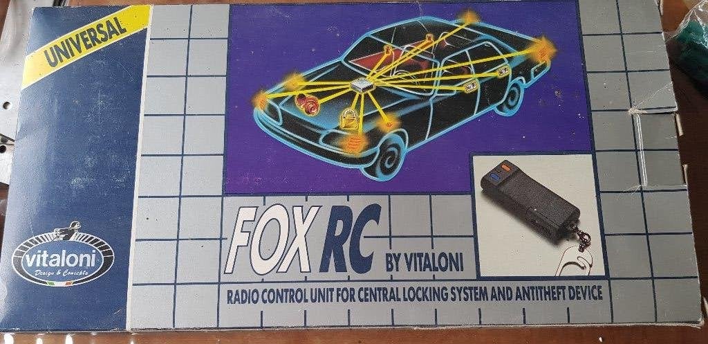 Vitaloni Fox RC radiocontrol unit anti diefstal auto, Ophalen of Verzenden, Nieuw