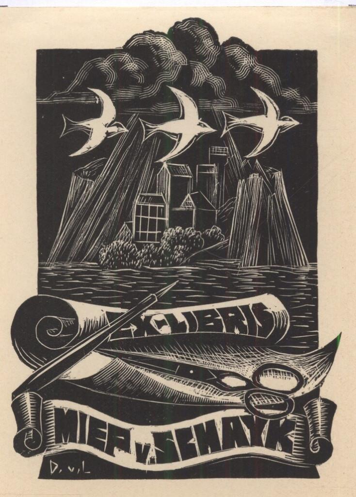 1325 Ex Libris Nederland : Dirk van Luijn, 1931, Verzenden