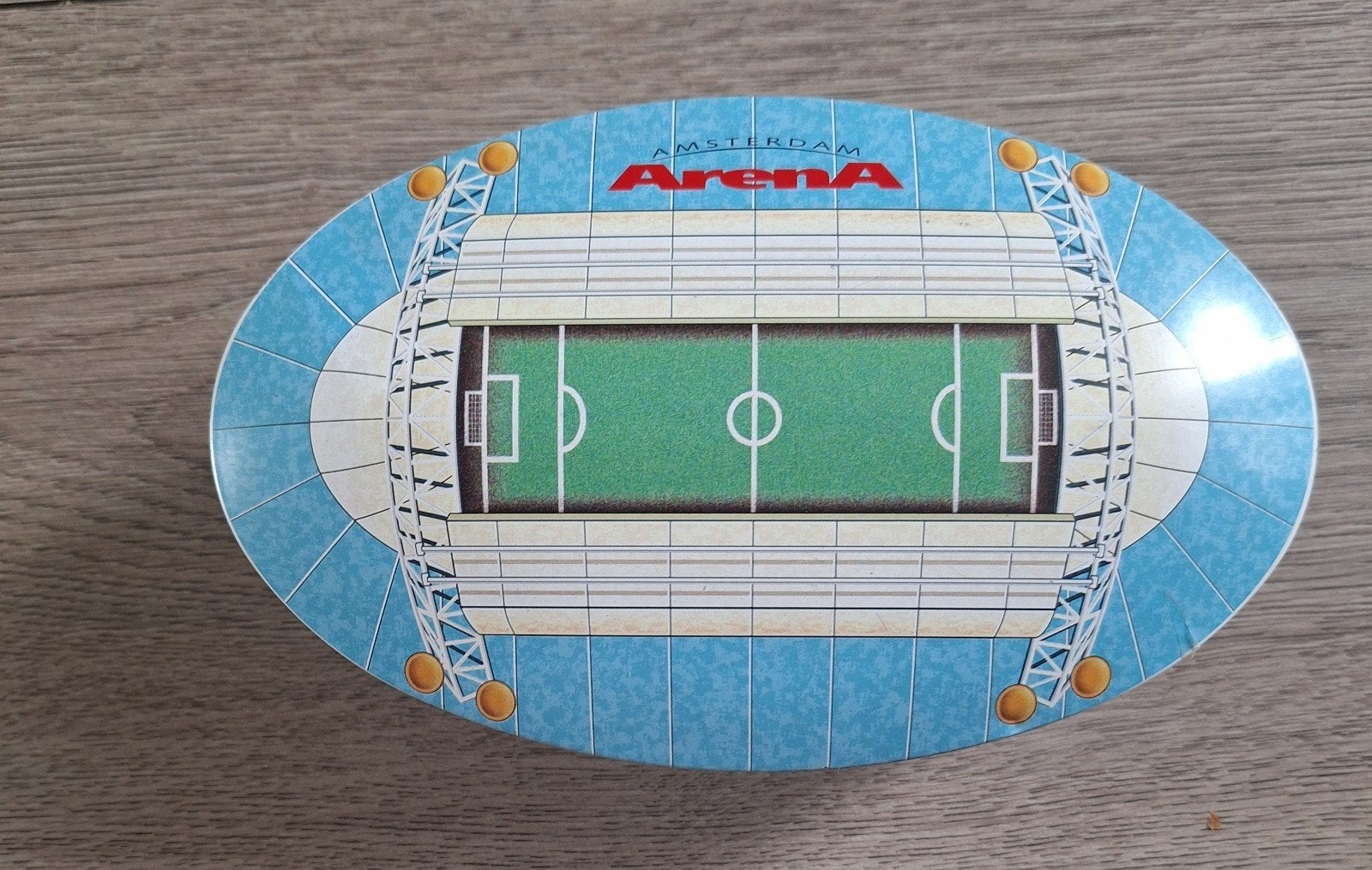 ajax amsterdam arena blik 1996 vintage, Ophalen of Verzenden, Zo goed als nieuw, Ajax, Overige typen