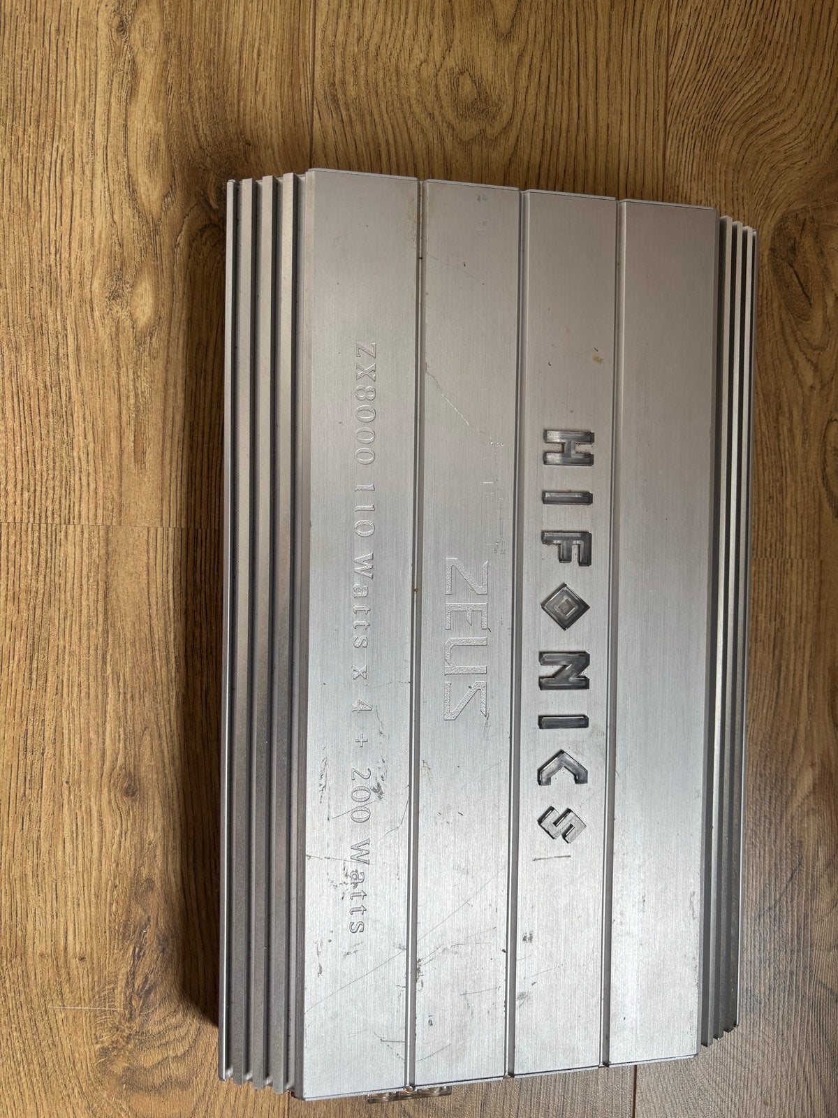 Hifonics Zeus ZX8000 Versterker met Kabels, 120 watt of meer, Ophalen, Overige merken, Gebruikt