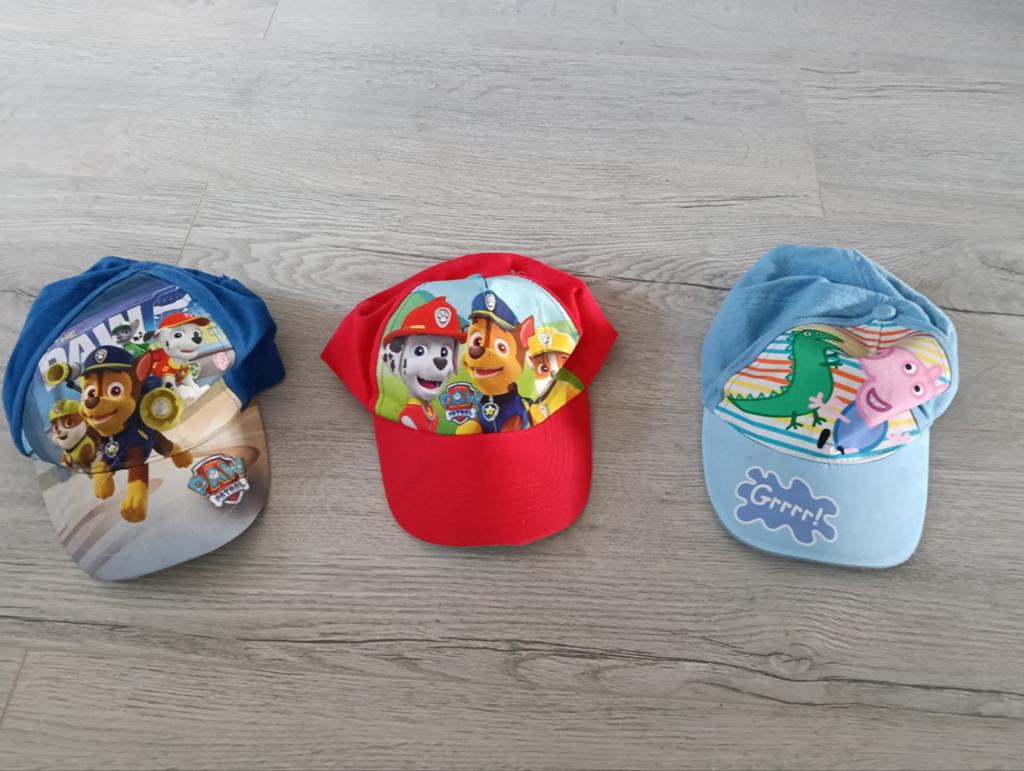 Leuke kinderpetten: Paw Patrol en Peppa Pig, Paw Patrol / Peppa Pig, Gebruikt, Jongetje of Meisje, Ophalen of Verzenden