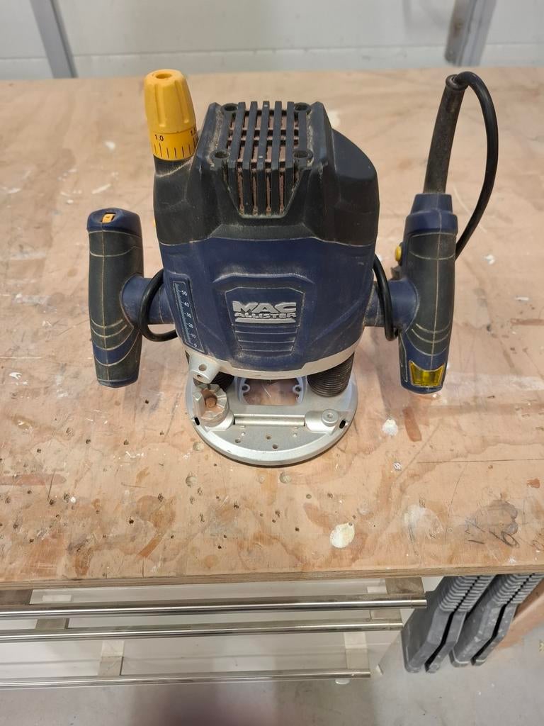 Bovenfrees MAC ALLISTER MRO1500A 1500W, Ophalen, MAC ALLISTER, Gebruikt, Bovenfrees
