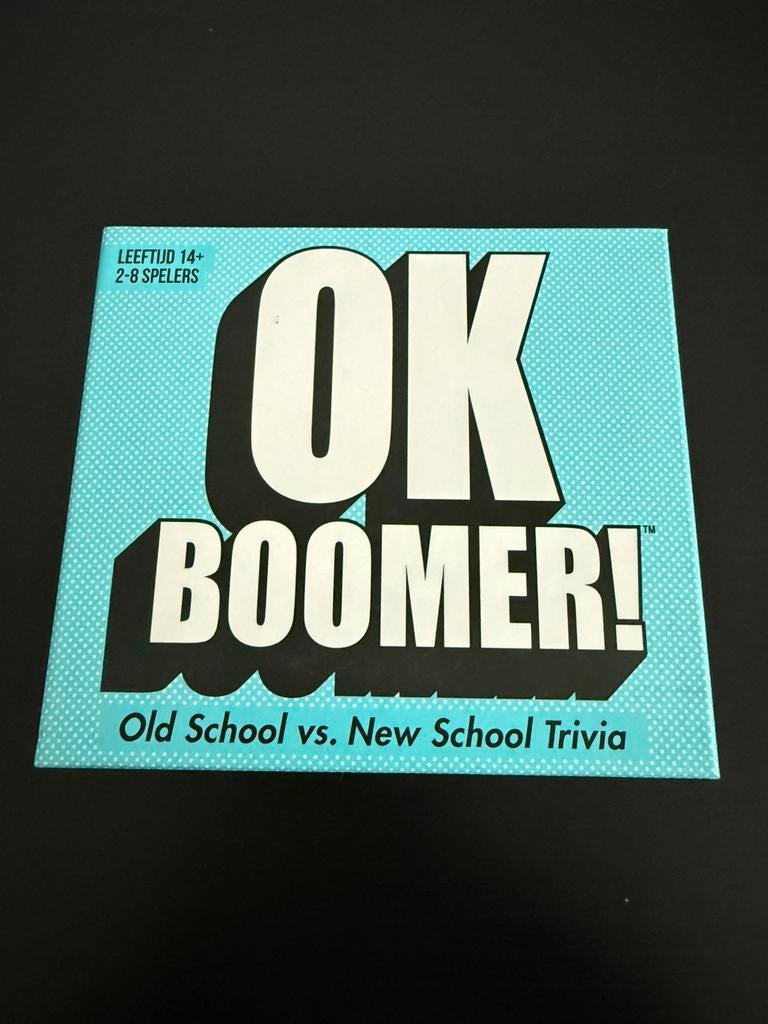 Triviant bordspel OK BOOMER!, Hobby en Vrije tijd, Gezelschapsspellen | Bordspellen, Ophalen of Verzenden, Nieuw