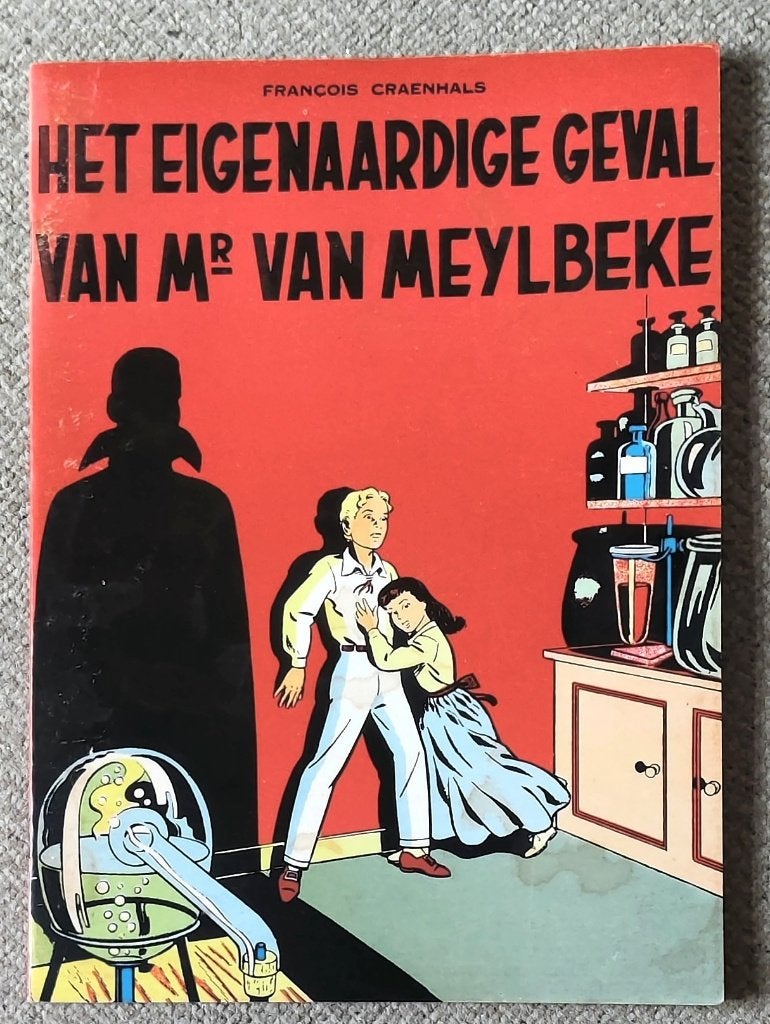 Stripalbum van Renaat en Christianne 1955 1ste druk, Eén stripboek, Ophalen of Verzenden, Gelezen