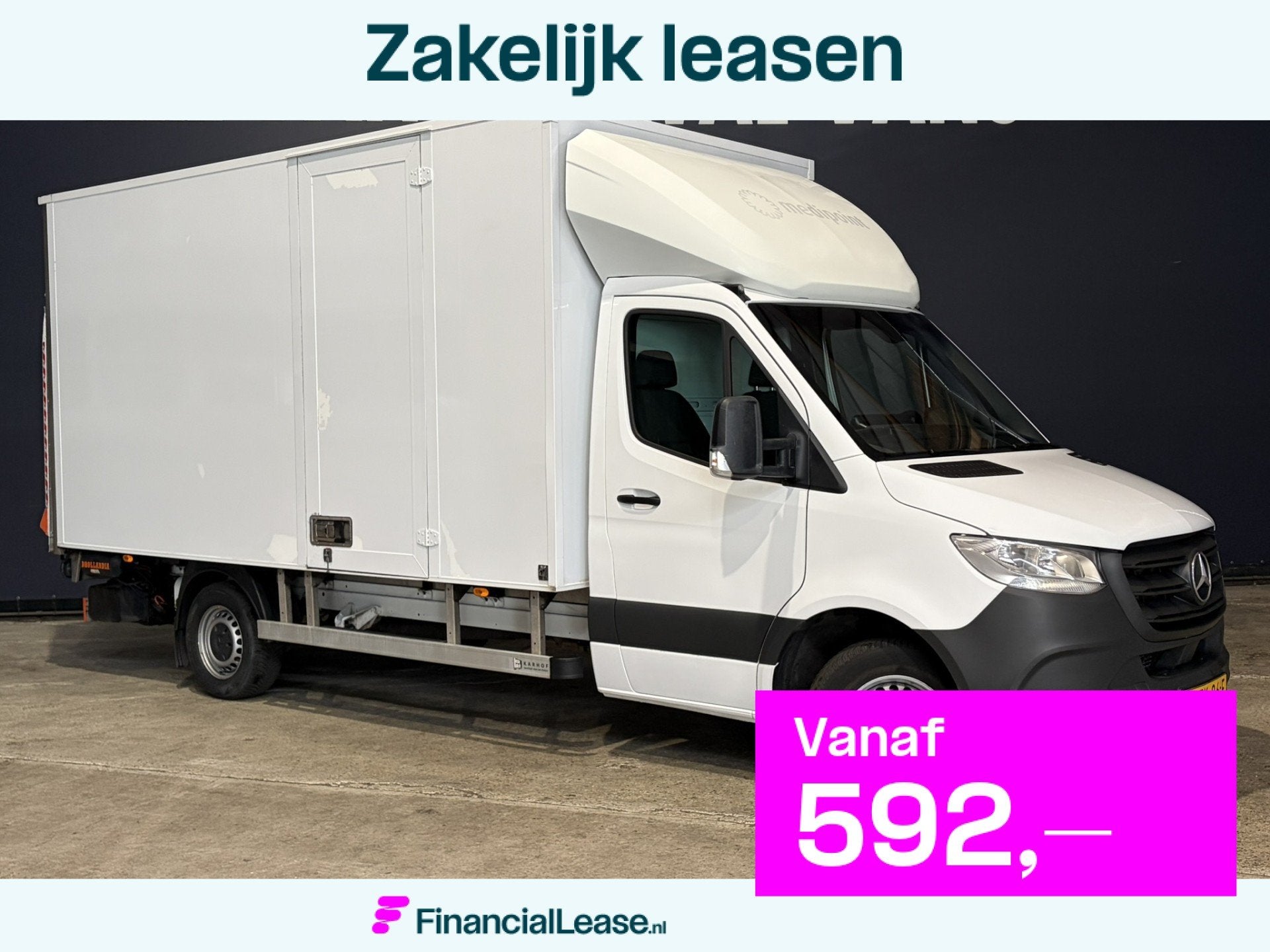 Mercedes-Benz Sprinter 315CDI Automaat Bakwagen 968kg Laadve, Gebruikt, 4 cilinders, Wit, Bedrijf