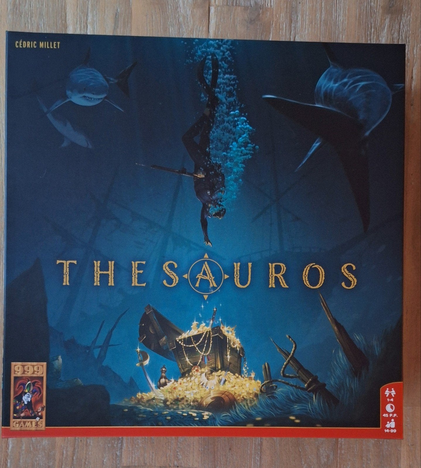 Thesauros Bordspel - 999 Games, Drie of vier spelers, Ophalen of Verzenden, Zo goed als nieuw, 999 Games