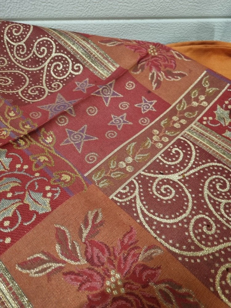 tafelloper rood goud loopt in punt sander, Ophalen of Verzenden, 'T Olde Gre-j, Info@toldegrej.nl, Endepoelstraat 20f Didam