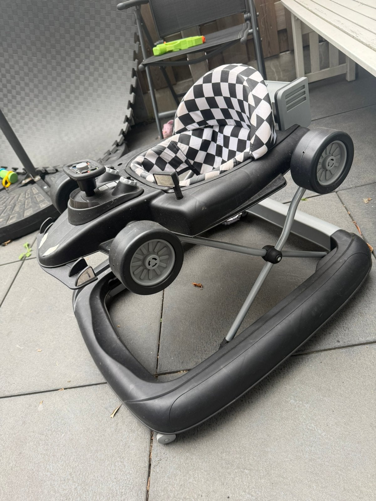 Qute Q-Racer Loopstoel zwart, Ophalen, Gebruikt, Overige merken