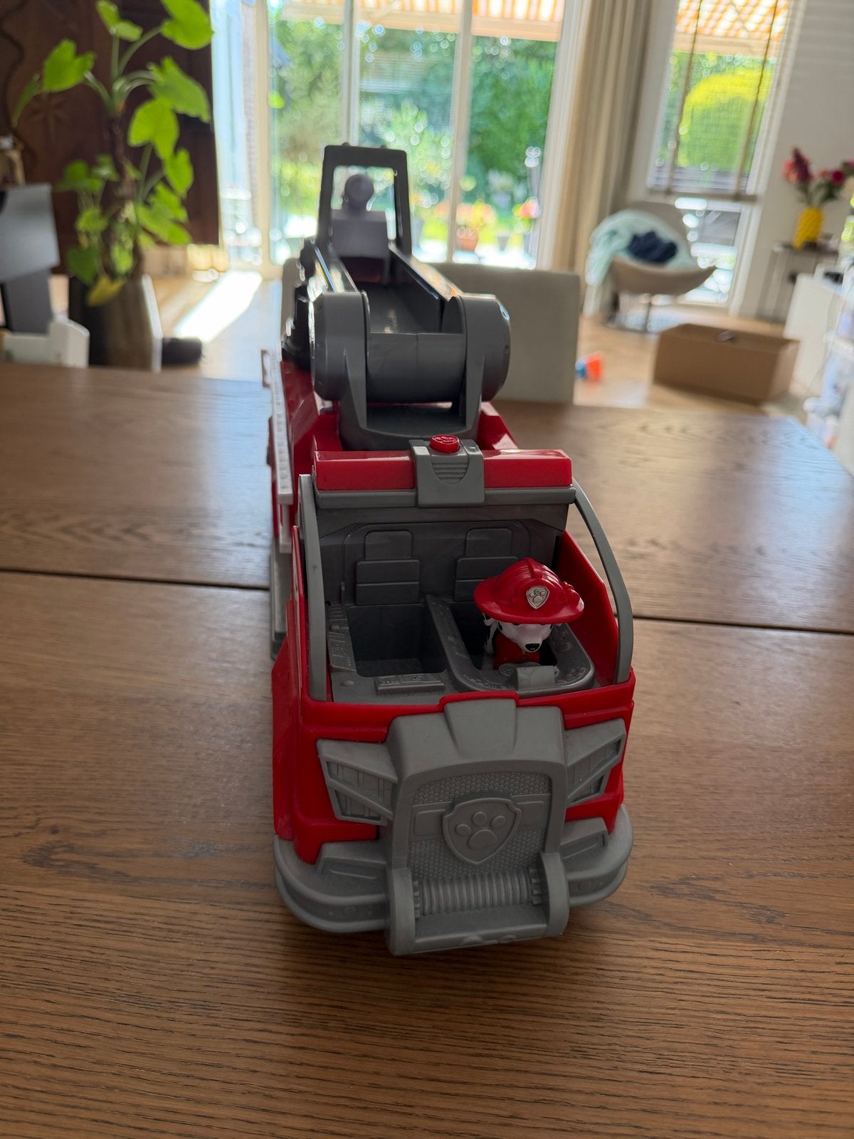Paw Patrol Marshall Brandweerwagen met licht en geluid, Kinderen en Baby's, Speelgoed | Speelgoedvoertuigen, Ophalen, Zo goed als nieuw