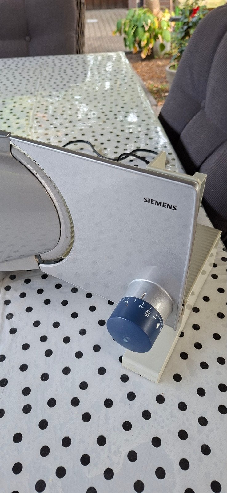 snijmachine Siemens bijna nieuw 25€, Huis en Inrichting, Keuken | Keukenbenodigdheden, Ophalen, Zo goed als nieuw