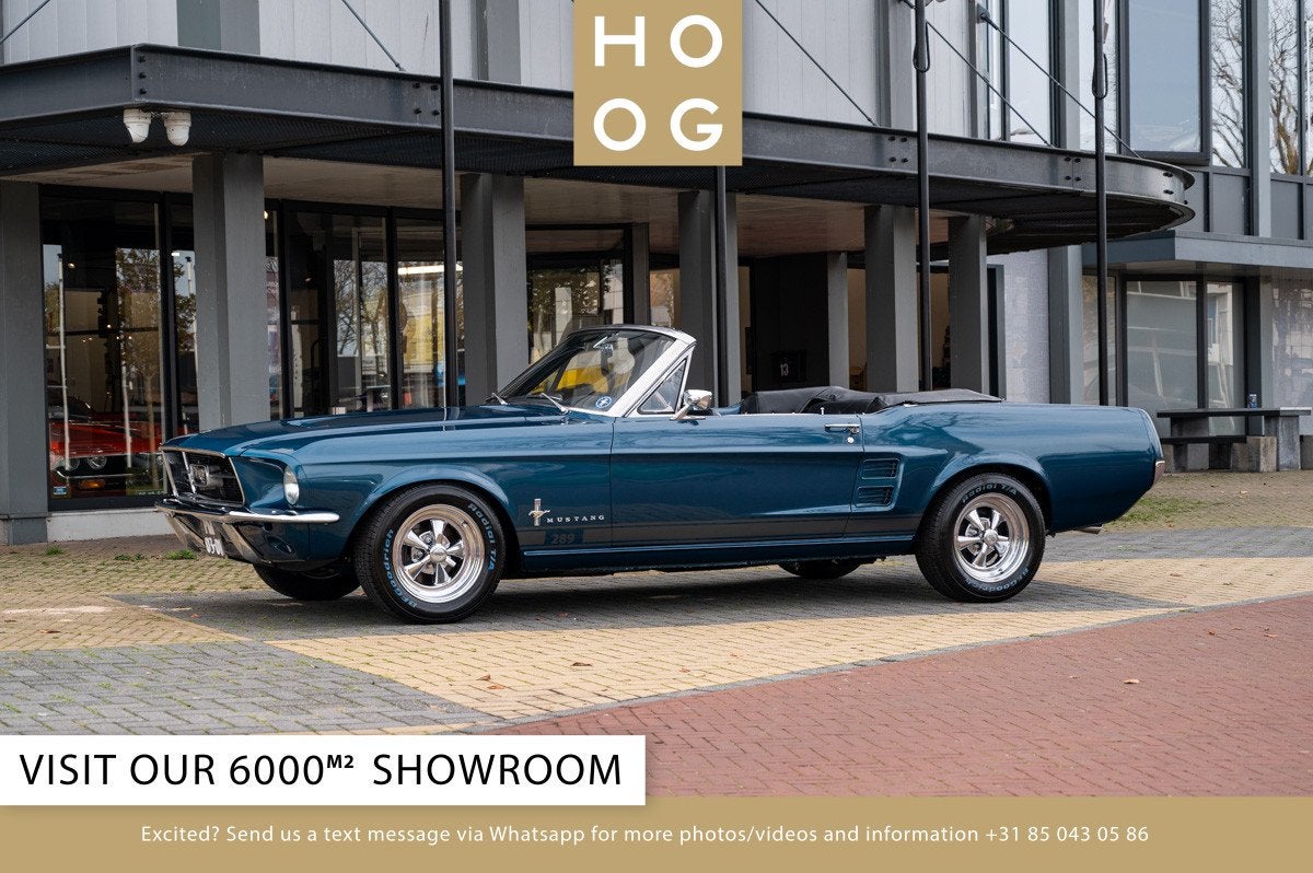 Ford Mustang 4.7 Convertible (bj 1967, automaat), Auto's, Automaat, Gebruikt, 8 cilinders, Cabriolet